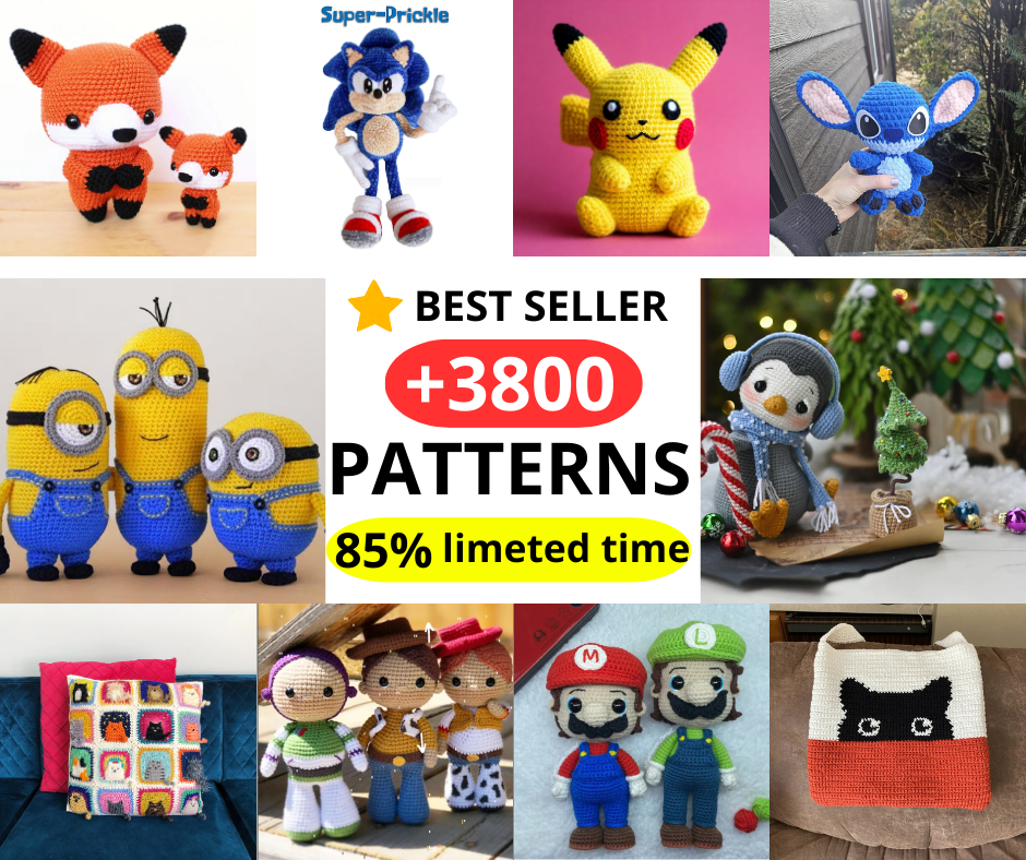 🔥 "3,800+ Crochet Patterns – Limited Time Offer!" 🔥